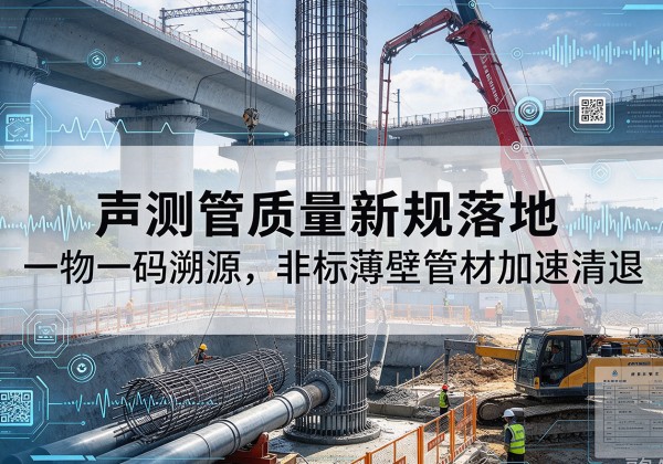 临漳声测管质量新规落地，一物一码溯源，非标薄壁管材加速清退