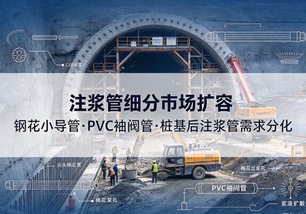临漳注浆管细分市场扩容，隧道钢花小导管、PVC 袖阀管、桩基后注浆管需求分化